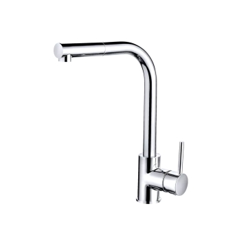 Nuie Zansar Pull Out Kitchen Sink Mixer Tap Single Lever Handle - Chrome | Product Image