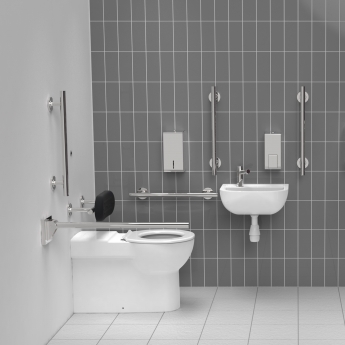 Nymas Infrared Premium Luxury Rimless Back To Wall Doc M Pack Left Handed - Polished