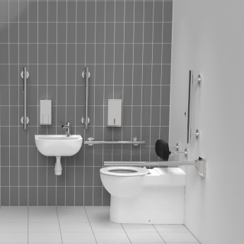 Nymas Infrared Premium Luxury Rimless Back To Wall Doc M Pack Right Handed - Polished