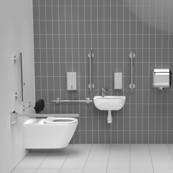 Nymas Infrared Premium Luxury Rimless Wall Hung Doc M Pack Left Handed - Polished