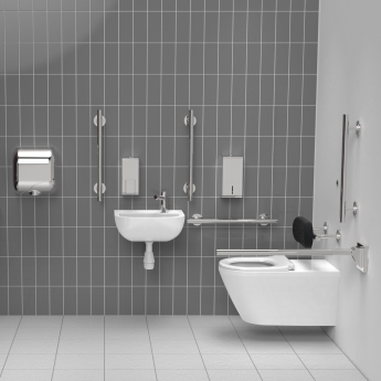 Nymas Infrared Premium Luxury Rimless Wall Hung Doc M Pack Right Handed - Polished