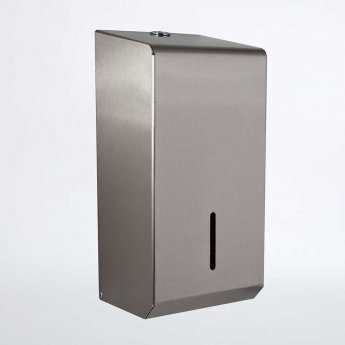 Nymas NymaSTYLE Stainless Steel Toilet Tissue Dispenser - Satin
