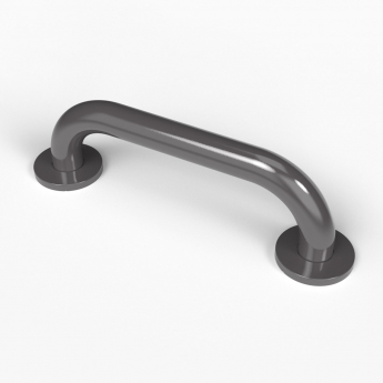 Nymas NymaPRO Stainless Steel Grab Rail 35mm Diameter 300mm Length - Grey | Product Image