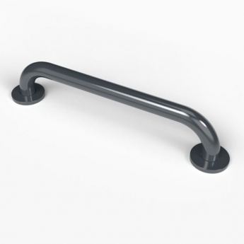 Nymas NymaPRO Stainless Steel Grab Rail 35mm Diameter 450mm Length - Dark Grey