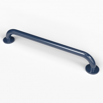 Nymas NymaPRO Stainless Steel Grab Rail 35mm Diameter 600mm Length - Dark Blue