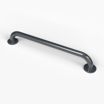 Nymas NymaPRO Stainless Steel Grab Rail 35mm Diameter 600mm Length - Dark Grey | Product Image