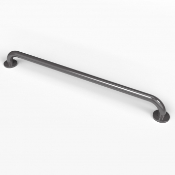 Nymas NymaPRO Stainless Steel Grab Rail 35mm Diameter 900mm Length - Grey | Product Image