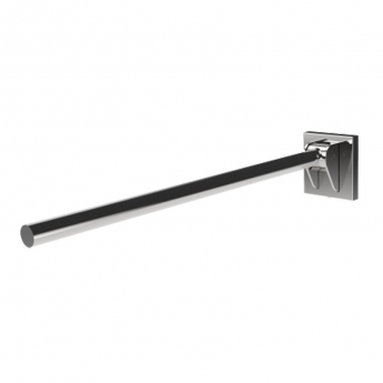 Nymas NymaPRO Premium Friction Single Arm Hinged Grab Rail with Concealed Fixings 800mm Length - Polished | Product Image