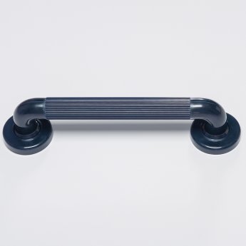 Nymas NymaPRO Plastic Fluted Grab Rail with Concealed Fixings 450mm Length - Dark Blue