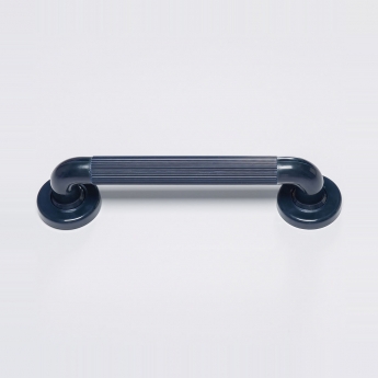 Nymas NymaPRO Plastic Fluted Grab Rail with Concealed Fixings 600mm Length - Dark Blue