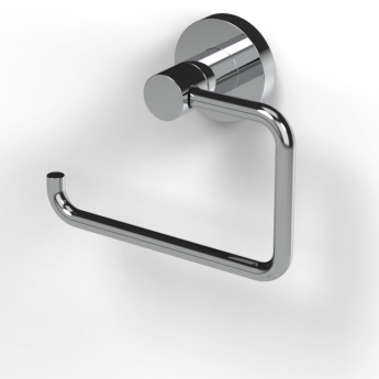 Nymas NymaSTYLE Brass Hinged Toilet Roll Holder - Polished Chrome
