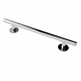 Nymas NymaSTYLE Straight Grab Rail with Concealed Fixings 620mm Length - Polished | Product Image