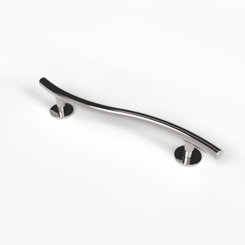 Nymas NymaSTYLE Curved Grab Rail with Concealed Fixings 620mm Length - Polished | Product Image