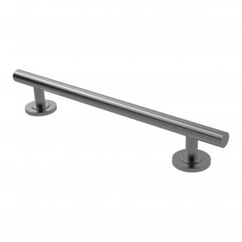 Nymas NymaSTYLE Straight Grab Rail with Concealed Fixings 600mm Length - Satin | Product Image