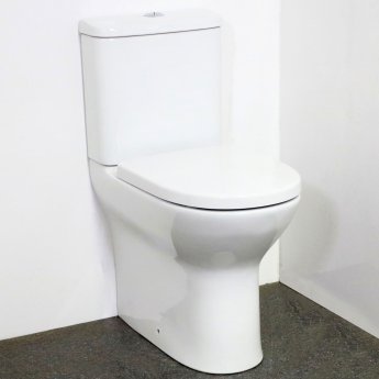 Nymas NymaSTYLE Comfort Height Close Coupled Toilet with Push Button Cistern - Soft Close Seat