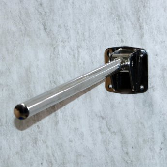 Nymas NymaPRO Premium Friction Single Arm Grab Rail with Exposed Fixings 800mm Length - Polished | Product Image
