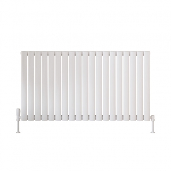 Orbit Apex Single Designer Horizontal Radiator 600mm H x 944mm W - White