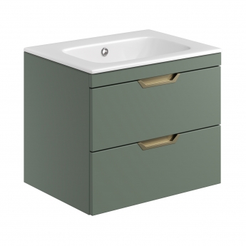 Orbit Aubrey 600mm 2-Drawer Wall Hung Vanity Unit