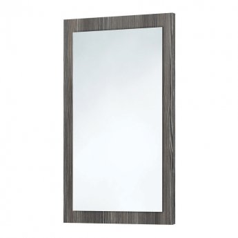 Orbit Wood Frame Bathroom Mirror 900mm H x 600mm W - Avola Grey