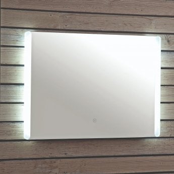 Orbit Berio LED Bathroom Mirror with Demister Pad and Shaver Socket 500mm H x 700mm W