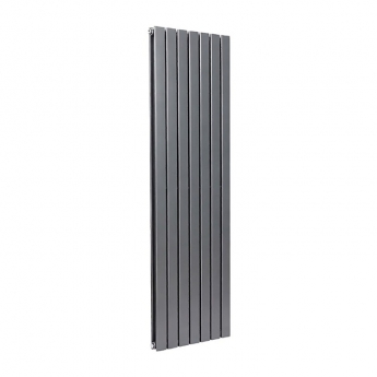 Orbit Bravo Double Designer Vertical Radiator 1800mm H x 476mm W - Anthracite | Product Image