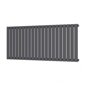 Orbit Bravo Single Designer Horizontal Radiator 600mm H x 1430mm W - Anthracite