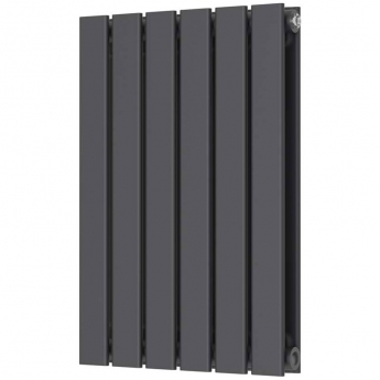 Orbit Bravo Double Designer Horizontal Radiator 600mm H x 410mm W - Anthracite