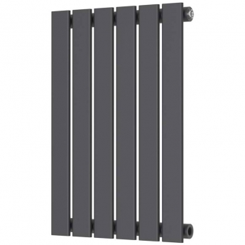 Orbit Bravo Single Designer Horizontal Radiator 600mm H x 410mm W - Anthracite
