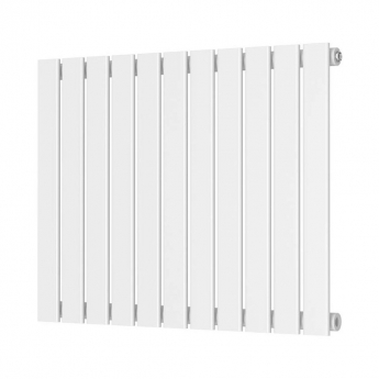 Orbit Bravo Single Designer Horizontal Radiator 600mm H x 750mm W - White