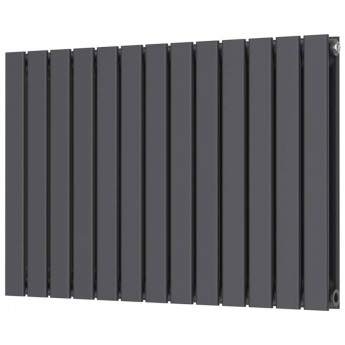 Orbit Bravo Double Designer Horizontal Radiator 600mm H x 886mm W - Anthracite