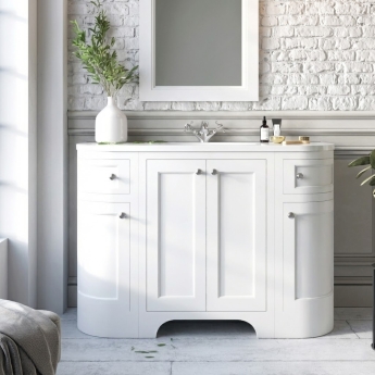 Orbit Brunswick Curved Vanity Unit 1200mm Wide | Product Image