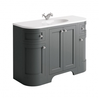 Orbit Brunswick Curved Vanity Unit 1200mm Wide