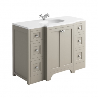 Orbit Brunswick Vanity Unit with Worktop 1200mm Wide | Product Image