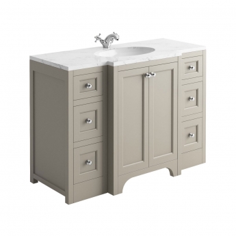 Orbit Brunswick Vanity Unit with Worktop 1200mm Wide | Product Image
