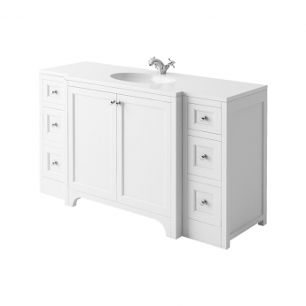 Orbit Brunswick Vanity Unit with Worktop 1500mm Wide
