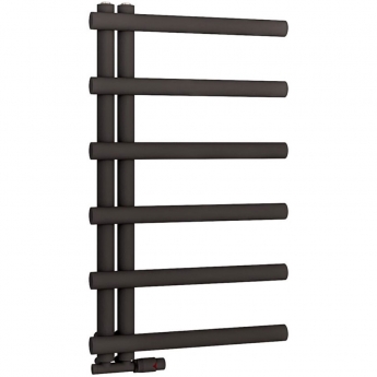 Orbit Carlo Designer Heated Towel Rail 850mm H x 500mm W - Anthracite | Product Image