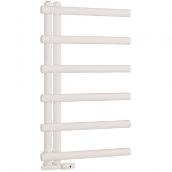 Orbit Carlo Designer Heated Towel Rail 850mm H x 500mm W - White | Product Image
