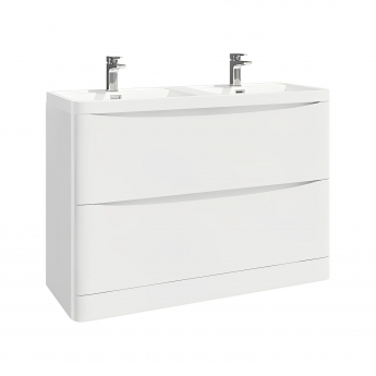 Orbit Contour 1200mm 2-Drawer Floor Standing Vanity Unit