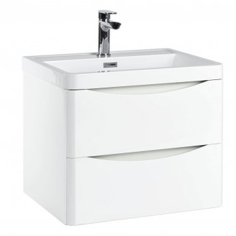 Orbit Contour 600mm 2-Drawer Wall Hung Vanity Unit