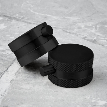 Orbit Core Thermostatic Bar Mixer Shower with Shower Kit and Fixed Head - Matt Black