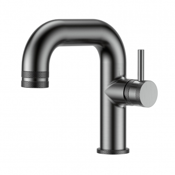 Orbit Core Side Lever Mono Basin Mixer Tap - Gunmetal
