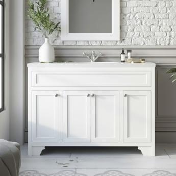 Orbit Harrogate Dutchy Vanity Units with Worktop and Basin 1200mm Wide | Product Image