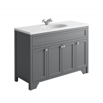 Orbit Harrogate Dutchy Vanity Units with Worktop and Basin 1200mm Wide