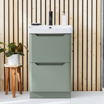 Orbit Ella 500mm 2-Drawer Floor Standing Vanity Unit | Product Image