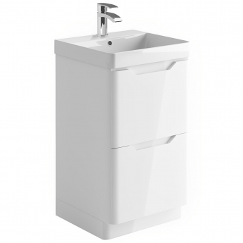 Orbit Ella 500mm 2-Drawer Floor Standing Vanity Unit