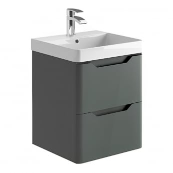 Orbit Ella 500mm 2-Drawer Wall Hung Vanity Unit