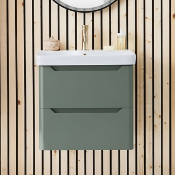 Orbit Ella 500mm 2-Drawer Wall Hung Vanity Unit | Product Image