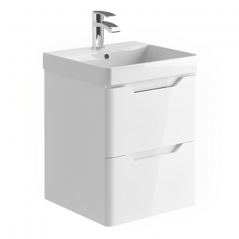 Orbit Ella 500mm 2-Drawer Wall Hung Vanity Unit