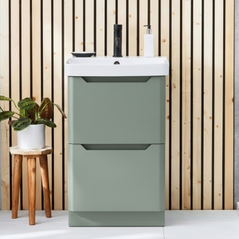 Orbit Ella 600mm 2-Drawer Floor Standing Vanity Unit | Product Image