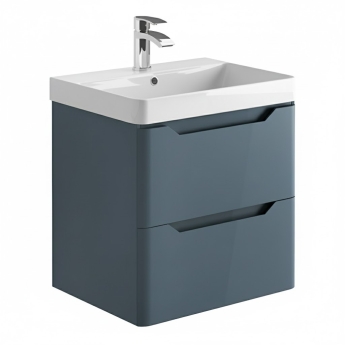 Orbit Ella 600mm 2-Drawer Wall Hung Vanity Unit | Product Image